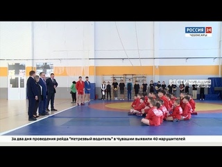 Участник специальной военной операции провел пообщался с учениками чебоксарской школы №65