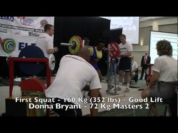 Donna Bryant at IPF 2012 Masters World
