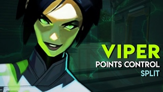 How to DOMINATE points on SPLIT as Viper | Valorant Viper Guide