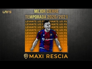 Maxi Rescia - Trofeo al ’𝗠𝗲𝗷𝗼𝗿 𝗖𝗶𝗲𝗿𝗿𝗲’ de la Temporada 2020/21