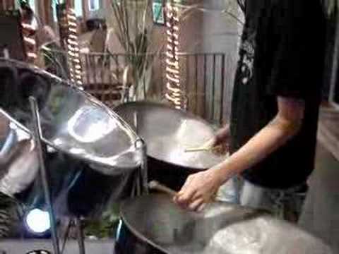 Amazing steel drum