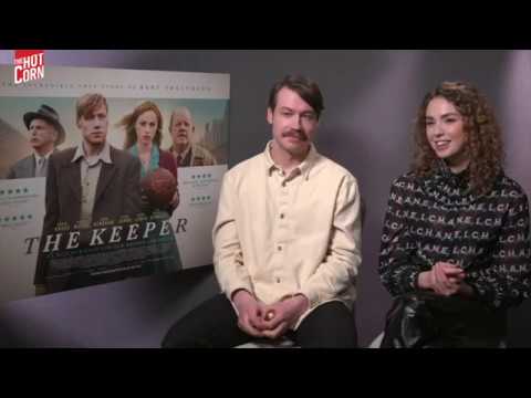 THE KEEPER | David Kross and Freya Mavor interview | HOT CORN