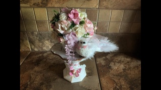Roses and Teacups Tutorial - Learn to alter a teacup and saucer into Shabby Chic Yummy!