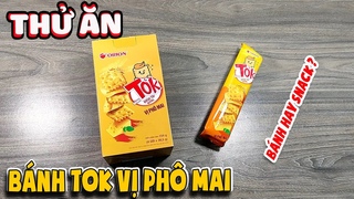 Thử ăn bánh Tok Khoai Tây nướng vị phomai ntn | Văn Hóng