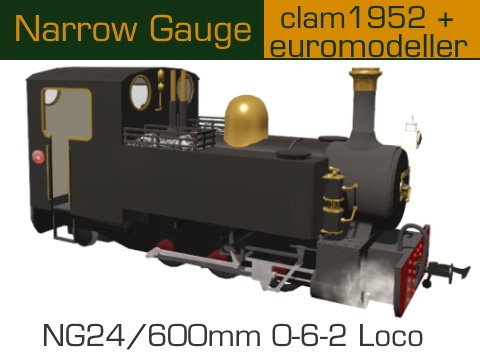 EMT CL NG24/600m 0-6-2T Loco Black
