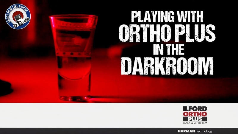 Ilford Ortho Plus, Developing under Red