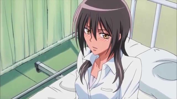 Смешной момент Президент студсовета горничная( Kaichou wa Maid sama