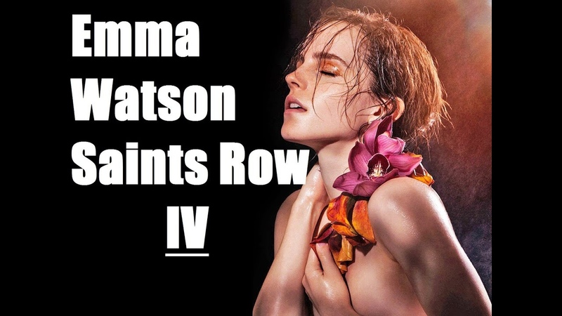 Emma Watson in Saints Row 4 ( With Flying Broom Stick easter egg