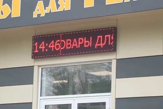 Бегущая строка 57 х 233 см
