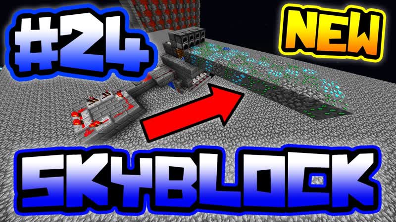 NEW AUTO COBBLE GENERATOR RICH ORES , Server Sky Block in Minecraft,