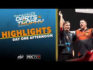 BRILLIANCE IN BUDAPEST! | Day One Afternoon Highlights | 2022 Hungarian Darts Trophy