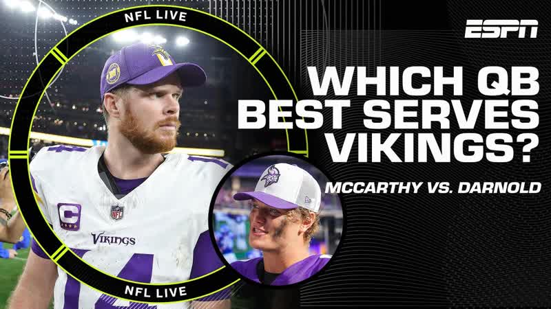 J. J. Mc Carthy vs. Sam Darnold: Which UNEQUIVOCALLY PROVES hes a QB Vikings win with , NFL