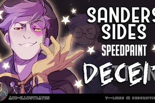 D̸͉̄Ë̪́C̳̾Ę̴͊Î̸̗T̸͍͝ | Sanders Sides Speedpaint