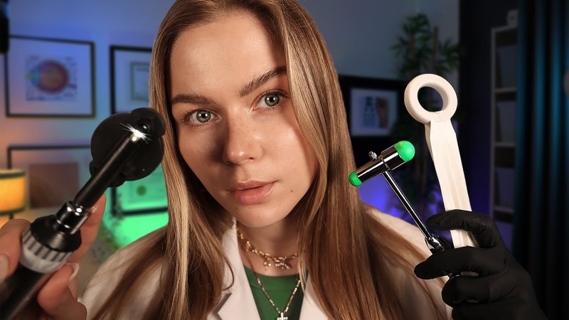 ASMR Most Detailed Eye Examination Soft Spoken Medical