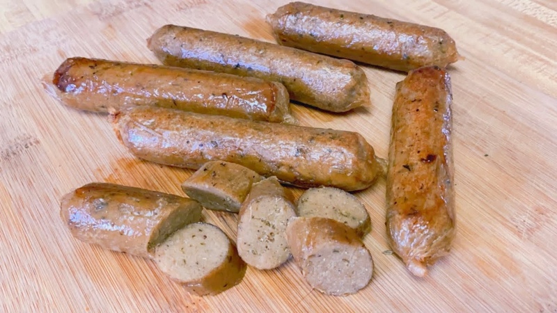 Seitan Sausages, Vegan Sausages, Vital Wheat Gluten, Vegan Breakfast Sausages,