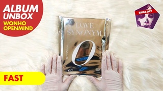 UNBOXING WONHO OPEN MIND(ex-MONSTA X)LOVE SYNONYM.1(Right for me) Album(B ver)  1