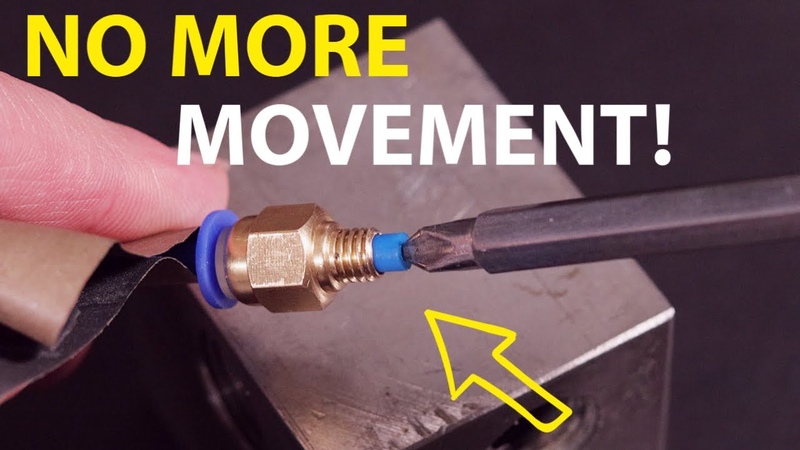 Creality Ender 3 V2 No More Movement at the Bowden Tube Fitting to Extruder By Doing