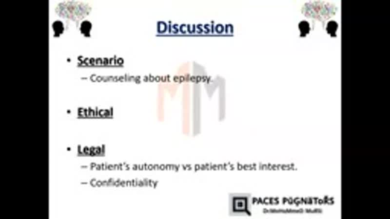 Communication Epilepsy and DNR Scenarios