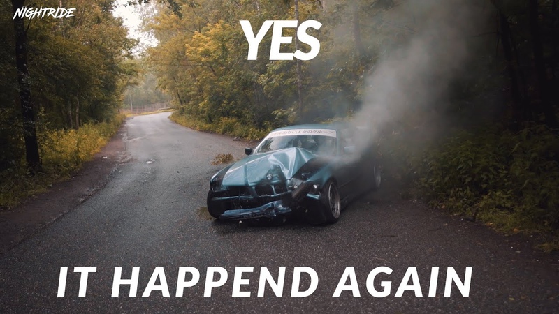 We crashed BMW E36 while