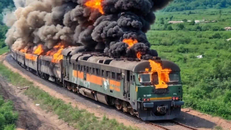 German Train Carrying Taurus Missile Weapons is ambushed by Russian MIL Mi 8s While Heading to