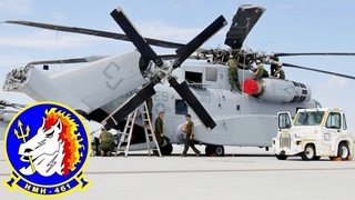 Iron Horse. New Powerful CH-53K King Stallion helicopters of the US Marine Corps.