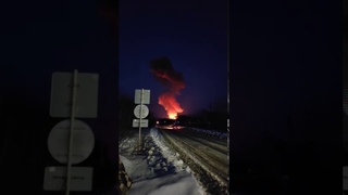 Пожар на пороховом заводе в Перми