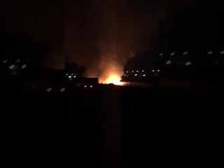 Пожар в Пришахтинске 2