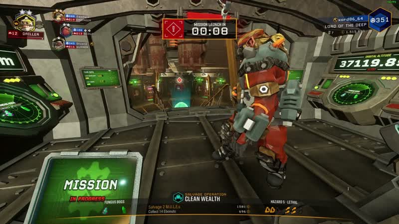Deep Rock Galactic. Salvage operation: cryo driller