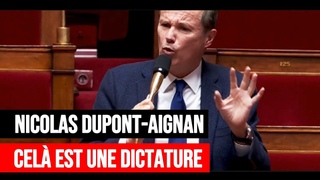 Nicolas Dupont-Aignan - On est au café du commerce ou en démocratie ?