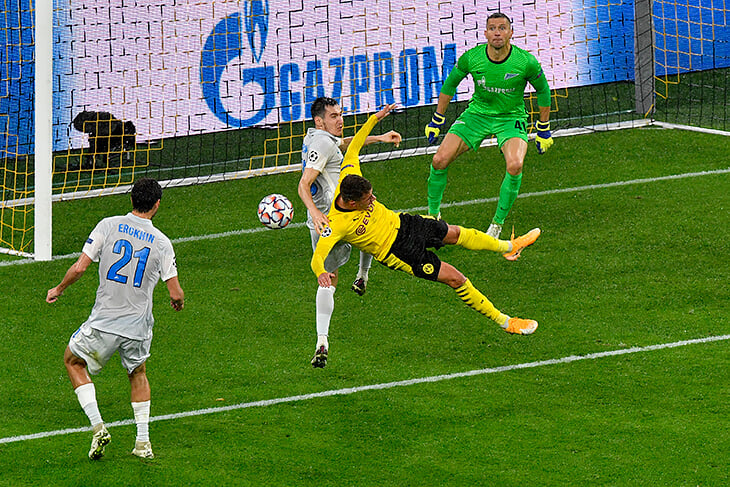 Боруссия - Зенит, 2:0. Фол Караваева