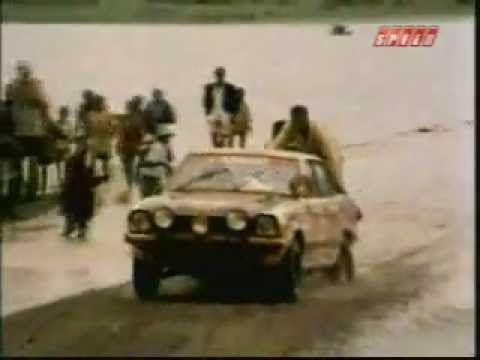 Ралли Safari 1977 год в Кении. Пилот Jean Todt на Peugeot 504 V6 Coupe и штурман