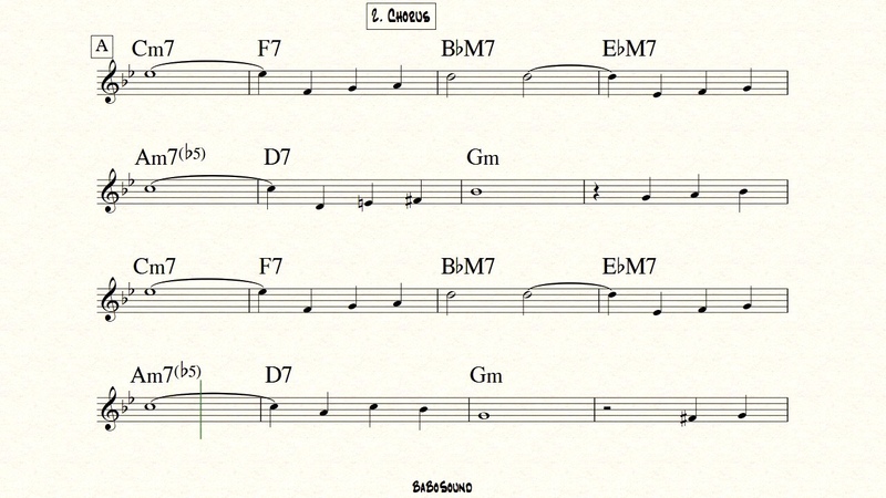 Autumn Leaves Backing Track For Bass BPM 110 (