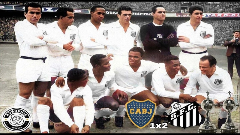 Boca Jrs 1 x 2 Santos 11, 09, 1963 Super Compacto Santos Bicampeão da