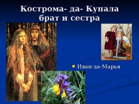 Купала легенда. Кострома и Купала Легенда. Купало и Кострома. Кострома сестра Купалы.
