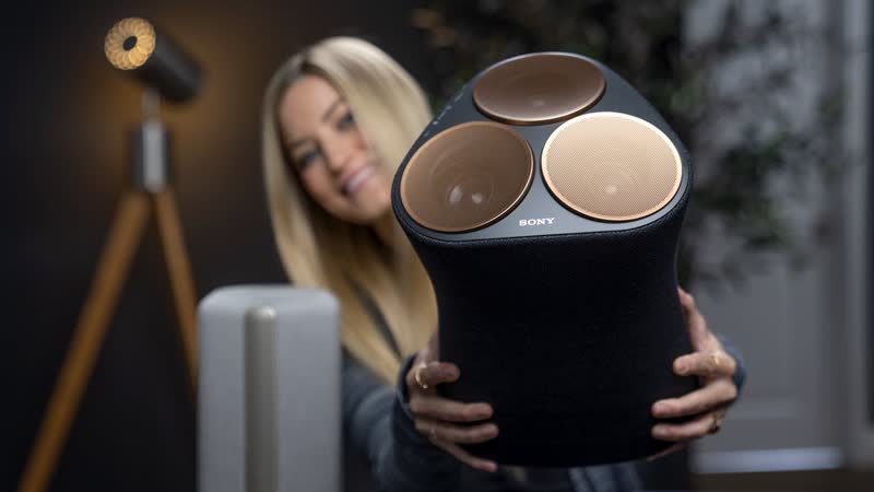 New Wi Fi Enabled 360 Reality Audio Speakers Unboxing Sony SRS RA5000 and Sony SRS