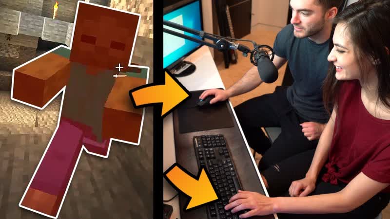 Minecraft But I Control Mouse And Kara Controls