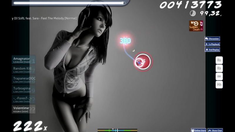 DJ S3 RL ft. Sara Feel the melody (osu