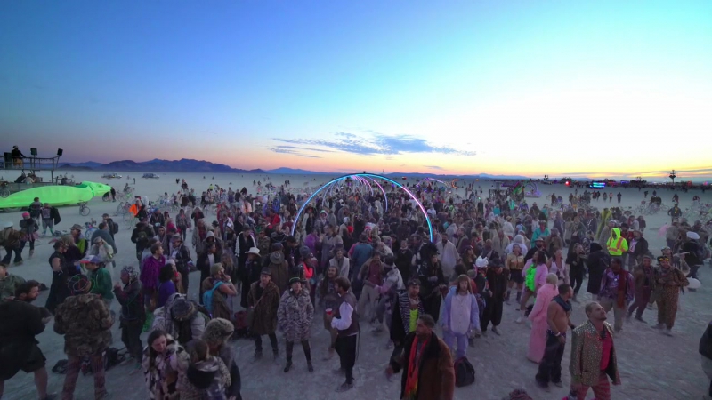 Audiofly Mayan Warrior Saturday Sunrise Burning Man