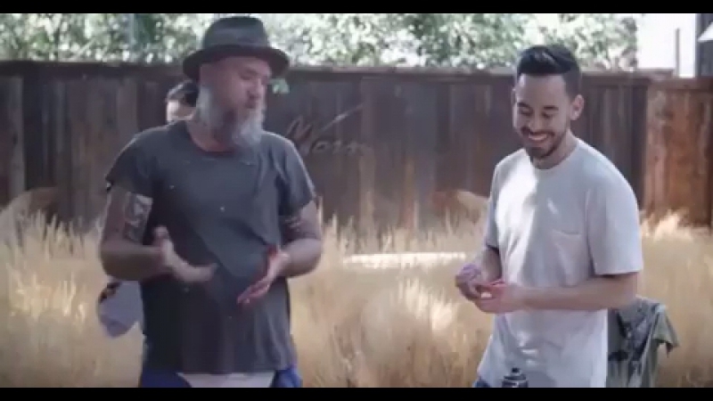 Linkin park: Mike and Joe painting