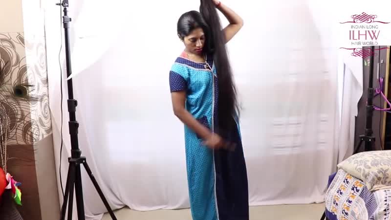 Self Hair Play With Floor Length