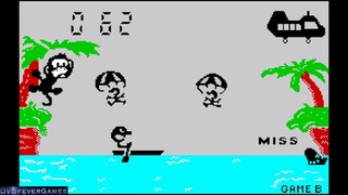 ZX Parachute - ZX Spectrum 2020 game - Gameplay - DVDfeverGames