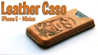 Cmo hacer una funda de cuero para iPhone || How to make an iPhone leather case