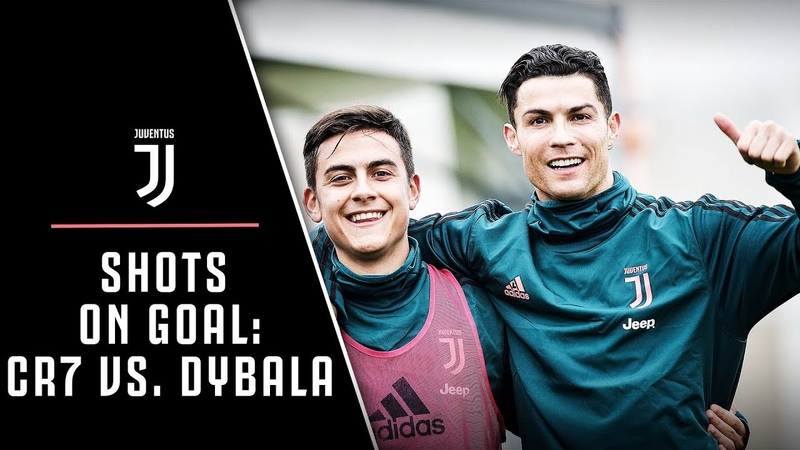 JUVENTUS SHOOTING CHALLENGE , RONALDO VS DYBALA VS HIGUAIN VS BERNARDESCHI VS