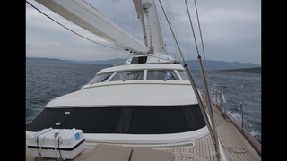 Khalessi 37 m Perini Navi Interior and deck walk through video - Sailing Yacht For Sale