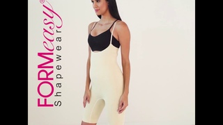 2100 beige Braless Full Shaper/Göğüs altı Full Korse