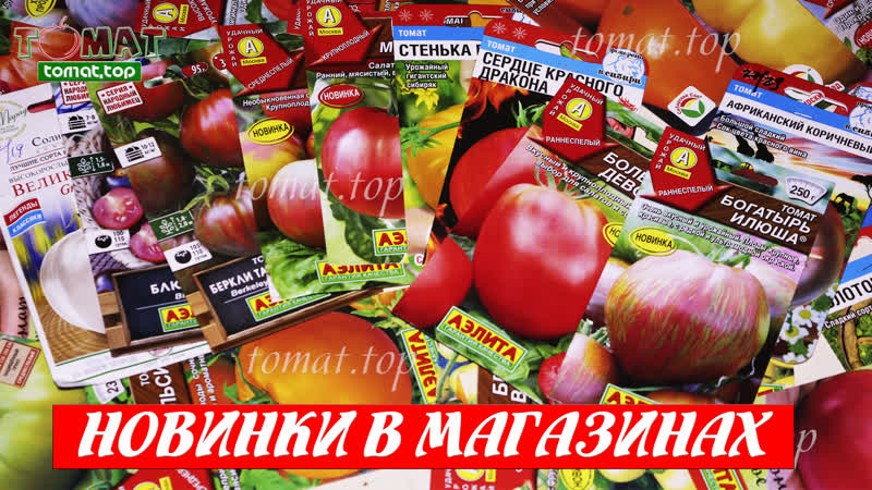 Новинки семян томатов в магазинах. Новинки от Сибирского