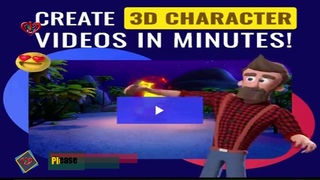 ATTENTION Grabbing 3D Character Videos in a Minutes CREATESTUDIO