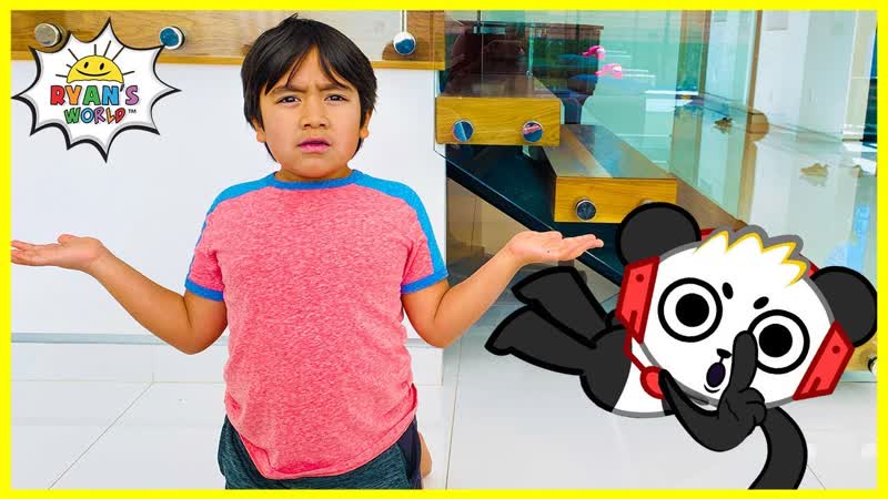 Ryan play hide and Seek with Combo Panda and Learns Panda