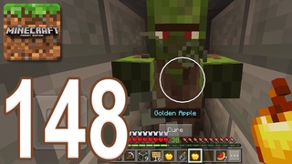 Minecraft: Pocket Edition - Gameplay Walkthrough Part 148 - Cure Zombie Villager (iOS, Android) Sugar Games TOO RRcherrypie