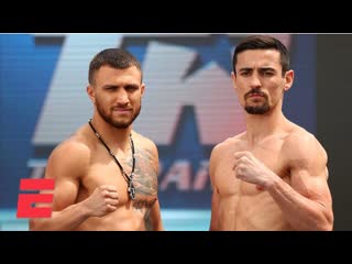 Vasiliy Lomachenko vs. Anthony Crolla weigh-in, interviews and analysis | Top Rank Boxing on ESPN